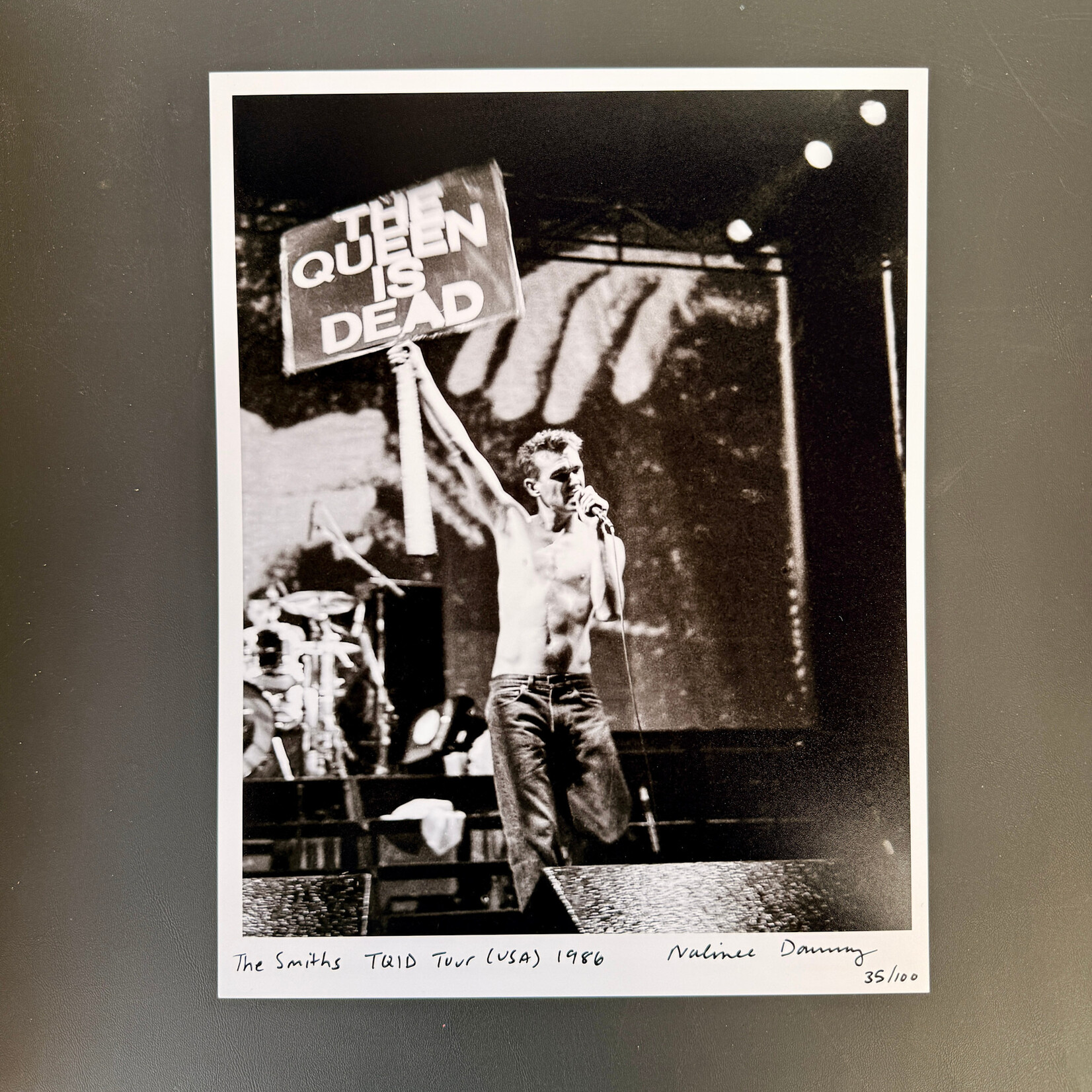 Smiths - Morrissey Placard (Limit 100) - Photograph (NEW)