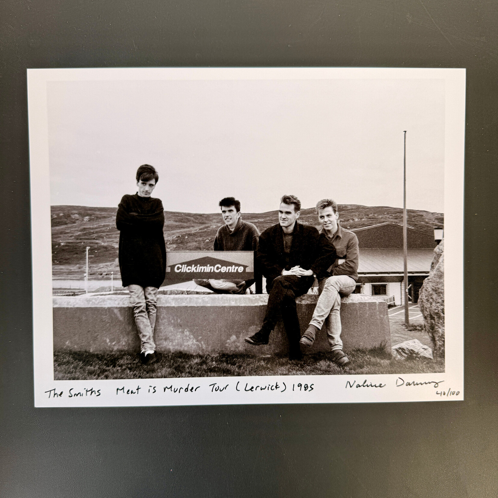Smiths - Group, Clickimin Centre (Limit 100) - Photograph (NEW)