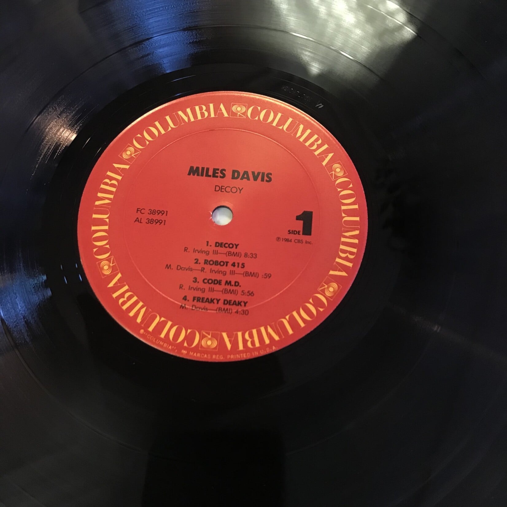 Miles Davis - Decoy - FC38991 - Vinyl LP (USED)