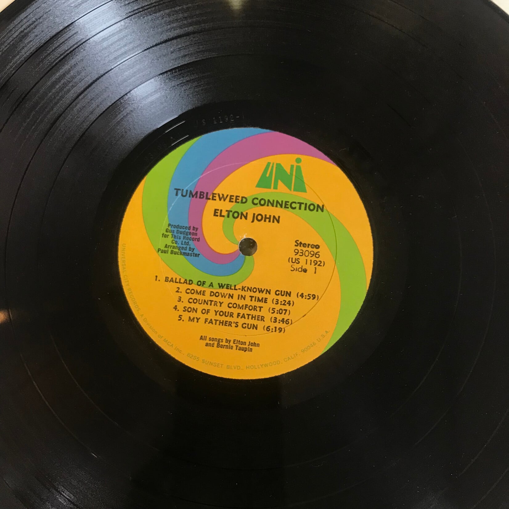 Elton John - Tumbleweed Connection - 93096 - Vinyl LP (USED)