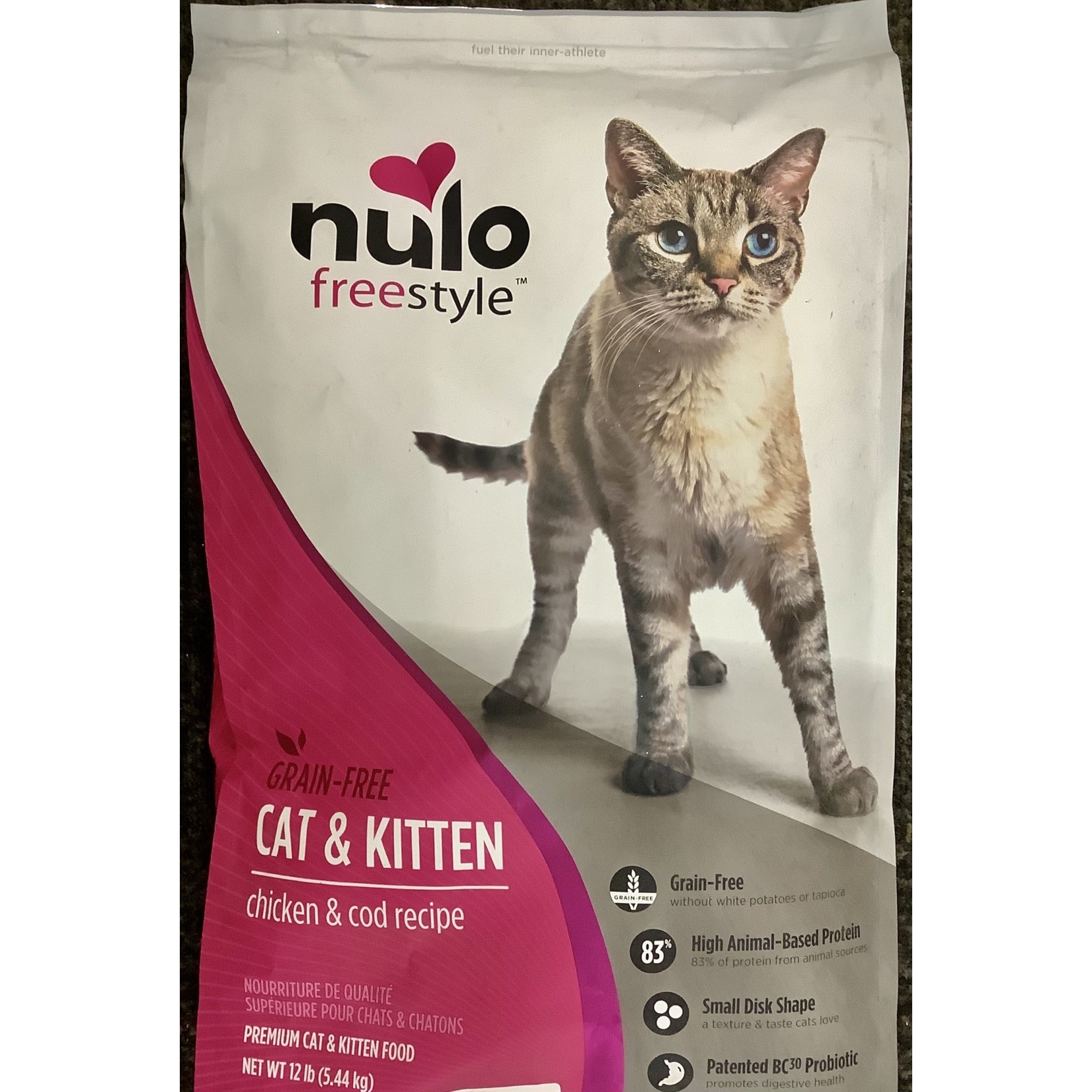 NULO. FREESTYLE.Grain-Free Cat & Kitten 12lbs