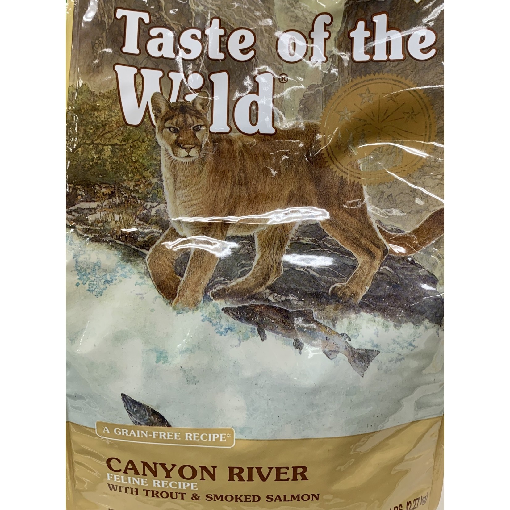 TASTE OF THE WILD. Grain-Free Canyon River, Cat food 14#