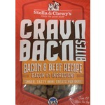 STELLA CHEWY Crav'n Bac'n Bites,  Bacon & Beef 8.25oz