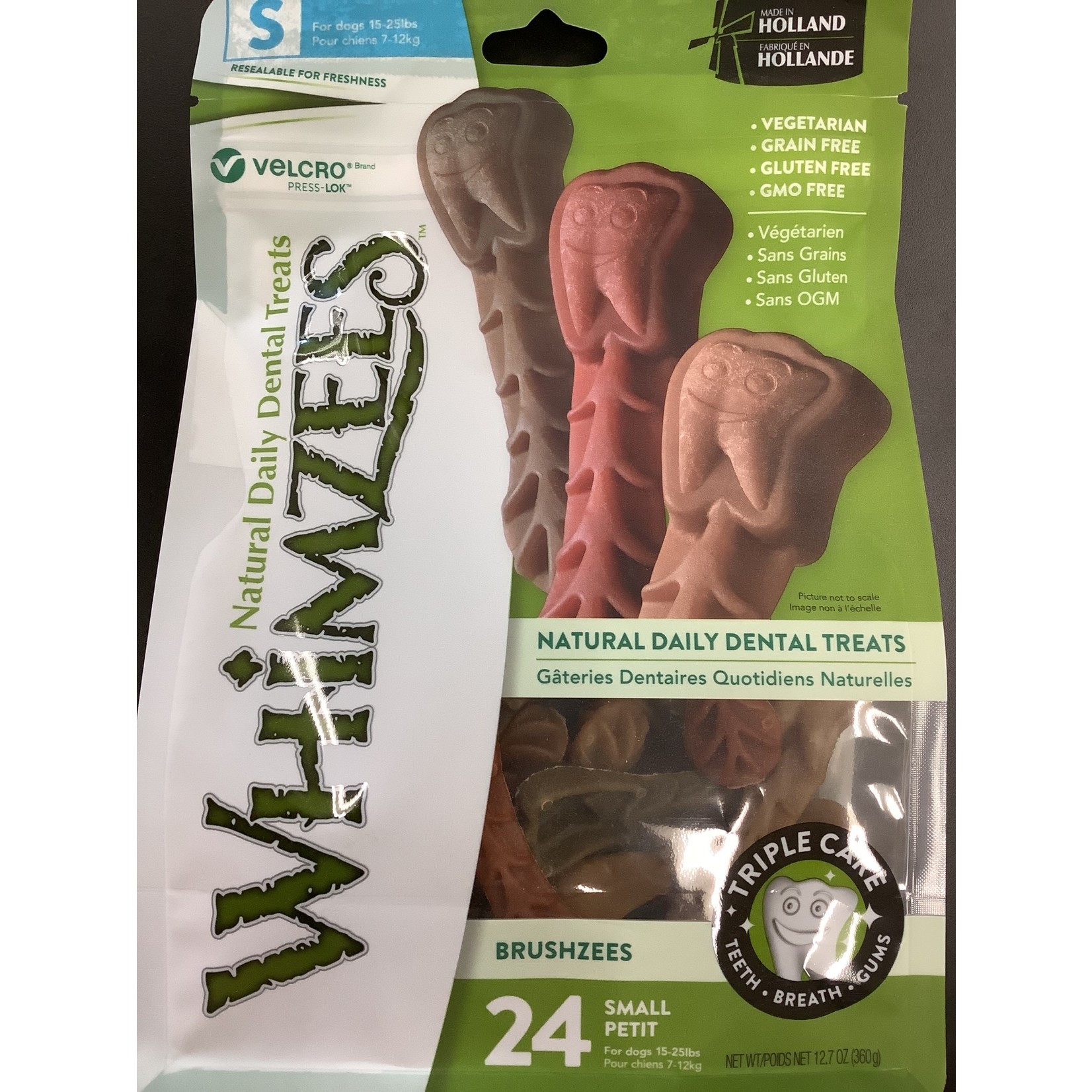 WHIMZEES WHIMZEES. Brushzees. 24 Small petit. 12.7OZ