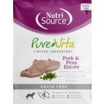 NUTRI SOURCE Pork & Peas Grain Free PureVita  5LB