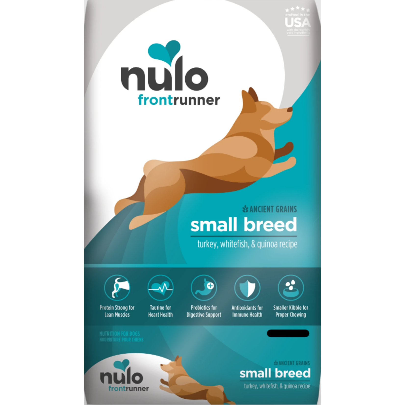 NULO NULO. SMALL BREED, Ancient Grains. Turkey, Whitefish & Quinoa 11lbs