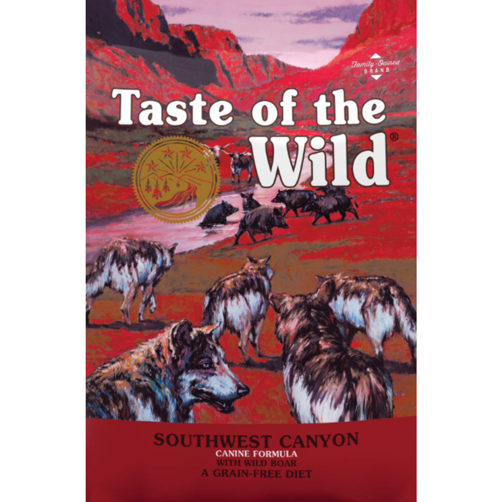 TOW TASTE OF THE WILD. Canine.. SouthWest Canyon Grain free Wild Boar 5LB
