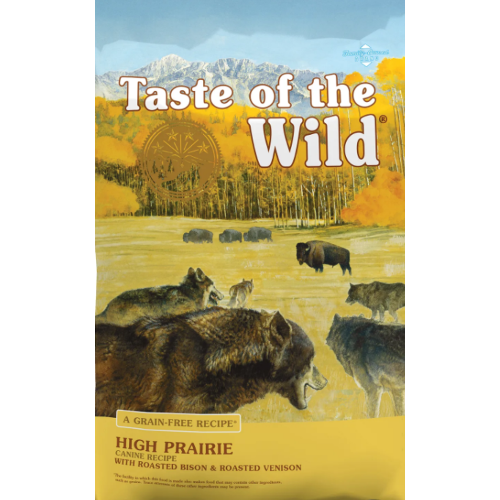 TOW TASTE OF THE WILD. High Prairie Grain free Bison & Venison 5lbs