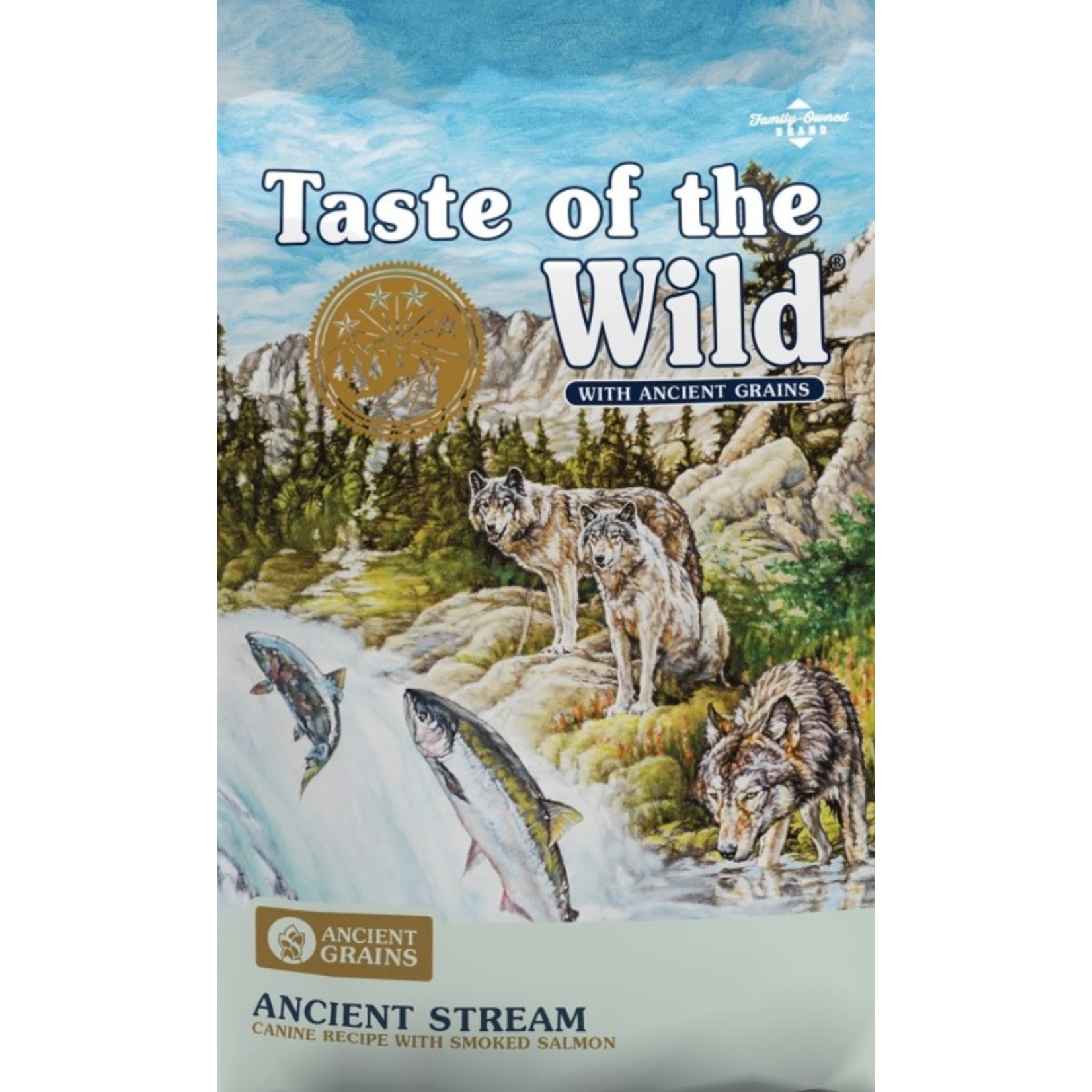 TOW TASTE OF THE WILD. Ancient Grains Ancient Stream 14LB