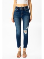 Kancan Gemma High Rise Double WB Ankle Skinny