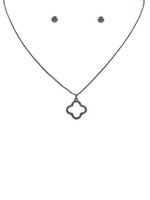 ArtBox Rhinestone Necklace - Hematite