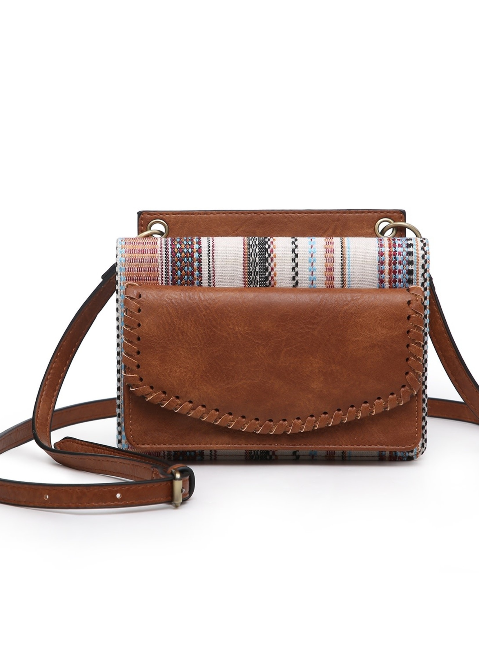 Evelyn Crossbody With Whipstitch Detail