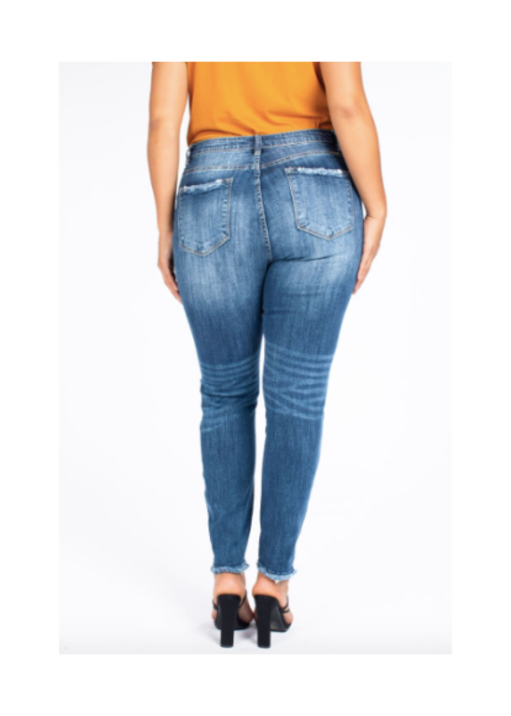 Plus Size High Rise Super Skinny jeans