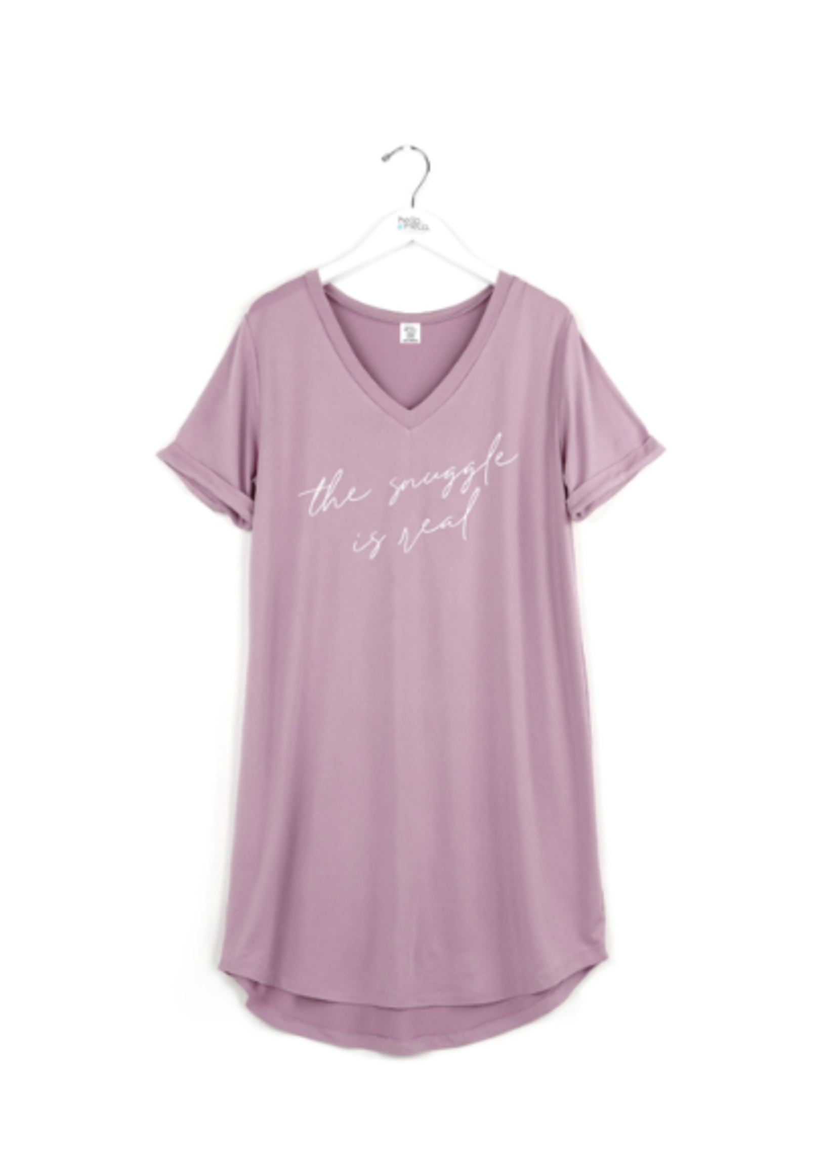 "The Snuggle is Real" Nightie - Pink