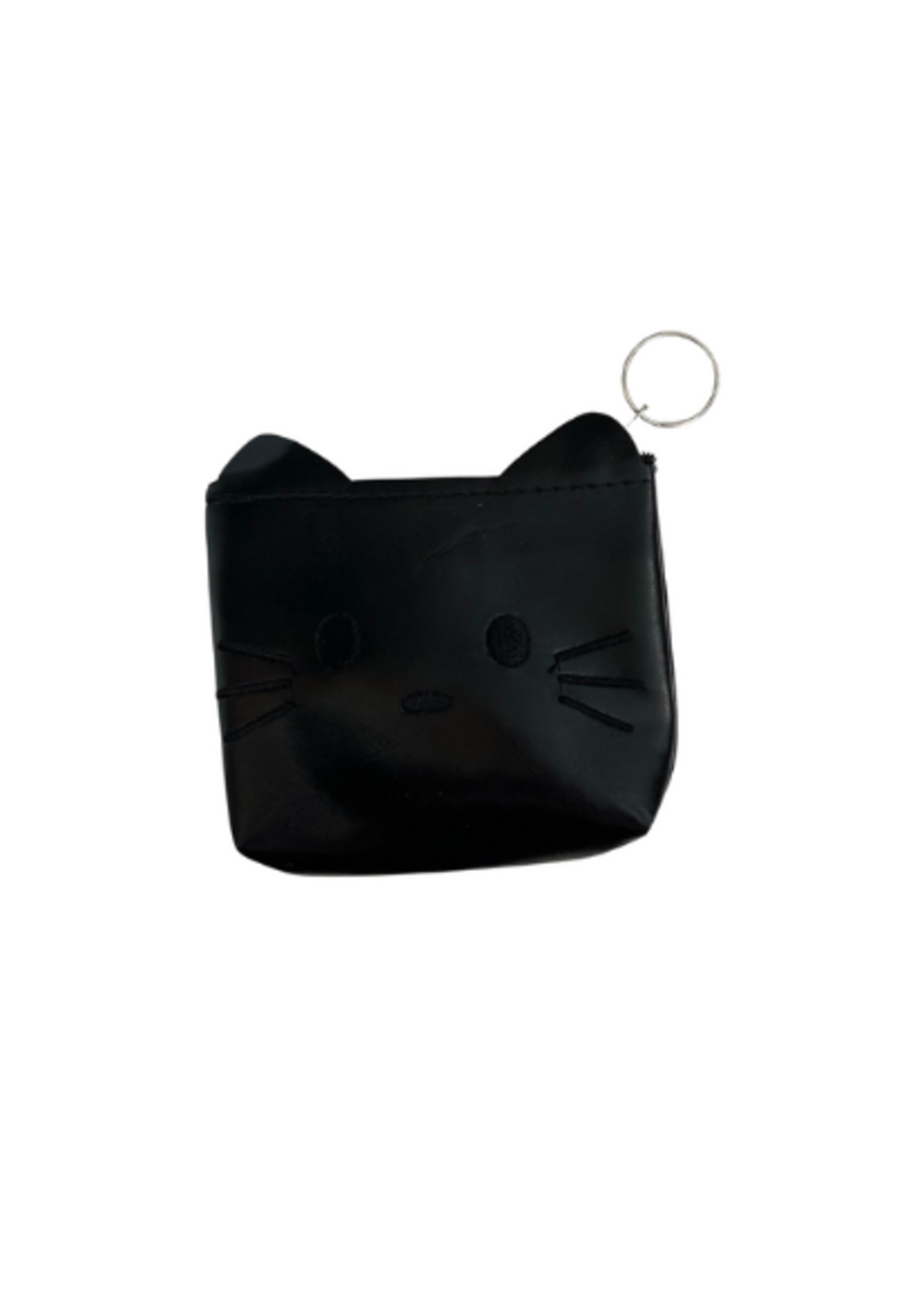 Mini Cat Coin Pouch - Black