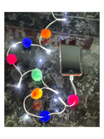 LED Pom Pom Phone Charger