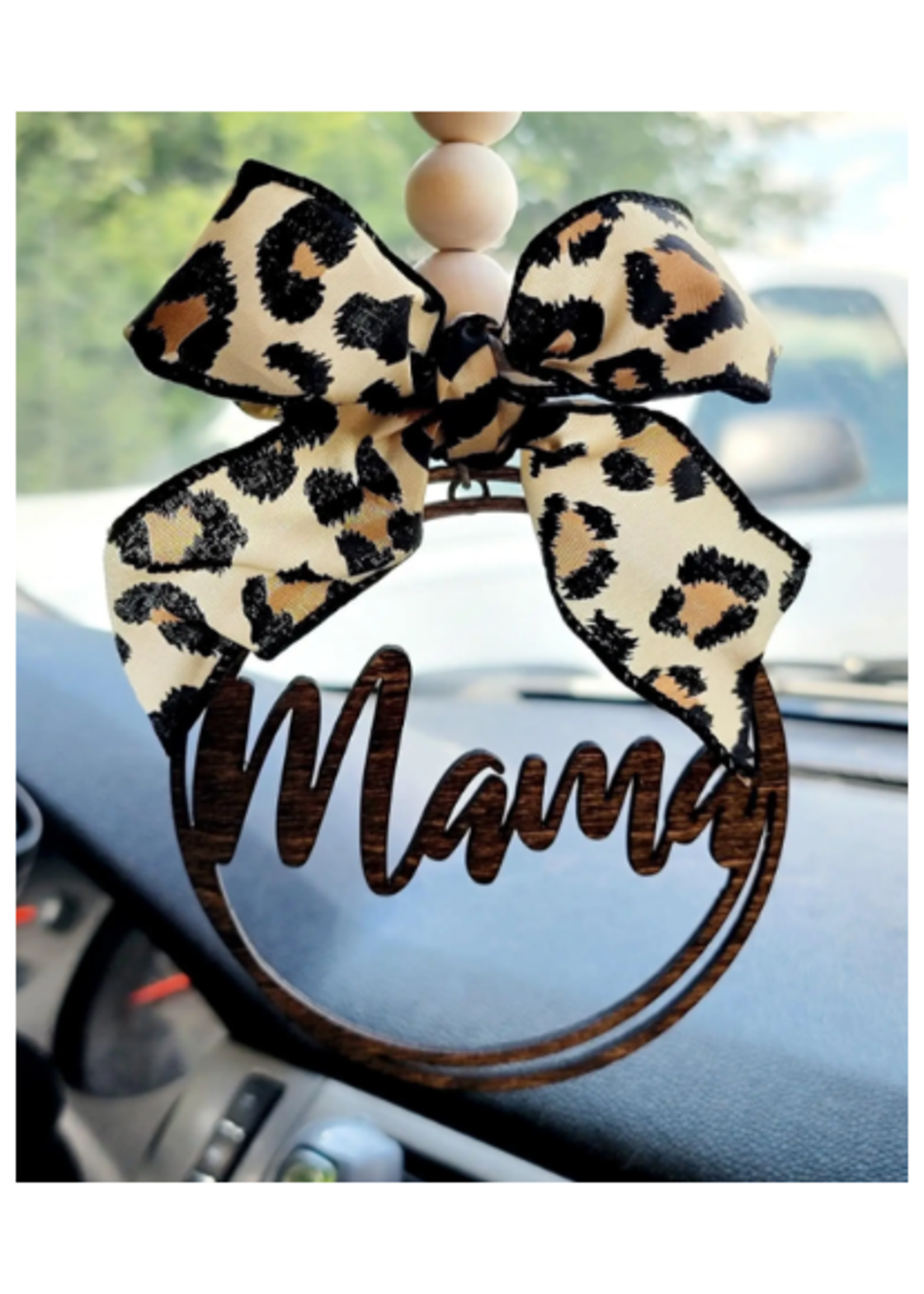 Mama Car Charm Cheetah