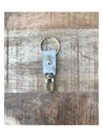 Key Chain Cowhide & Leather - Gold