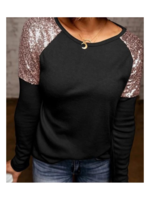 Sequin Shoulder Sweater