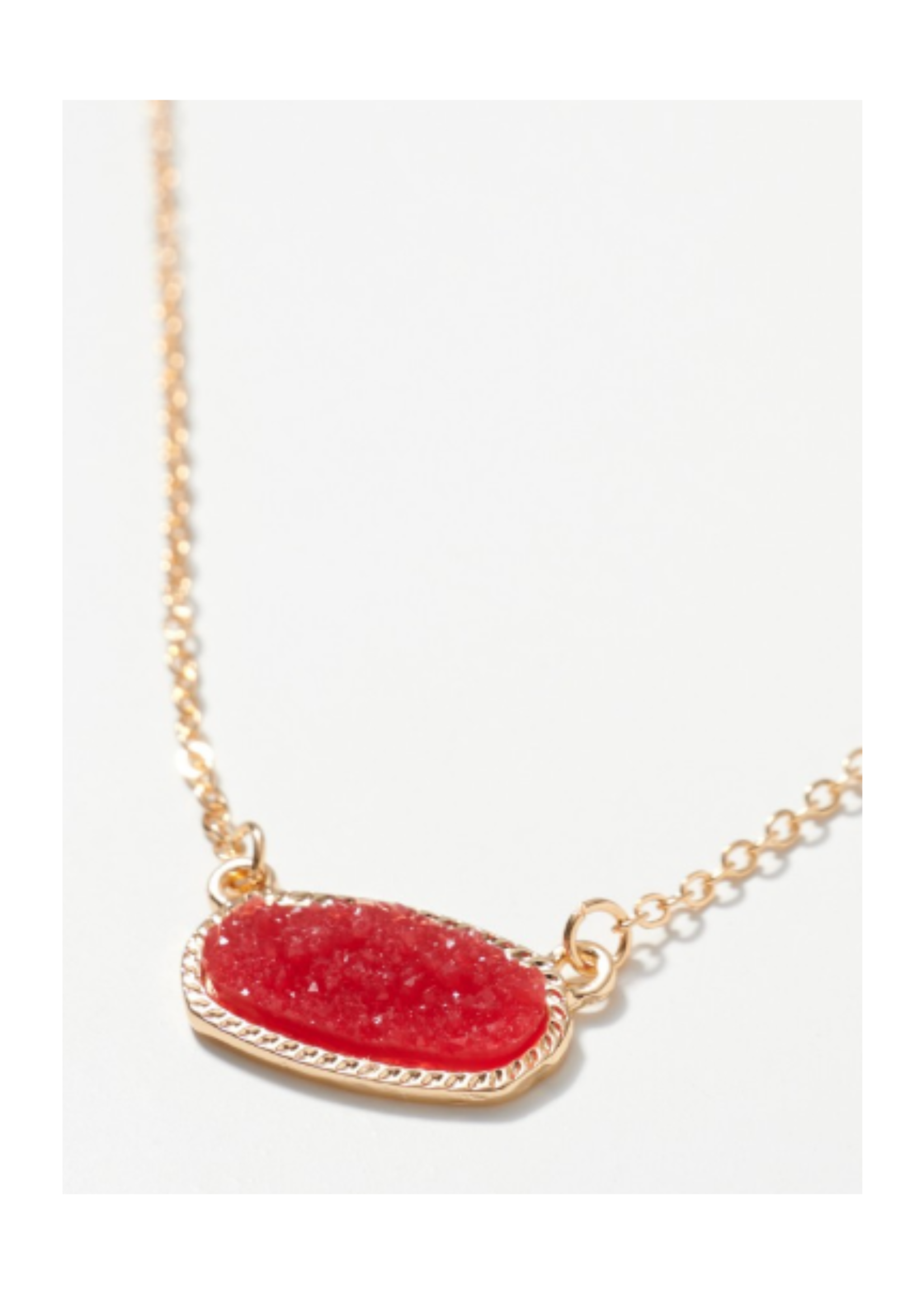 Kendra Gold & Red Necklace Set