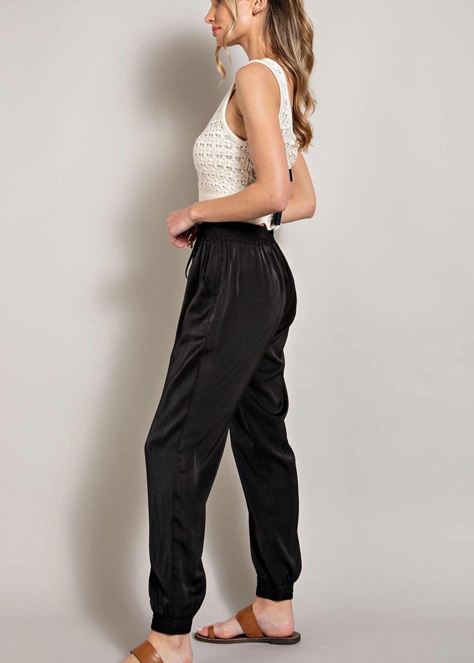 Joggers With Pockets - Black