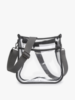 Game Day Clear Crossbody - Charcoal