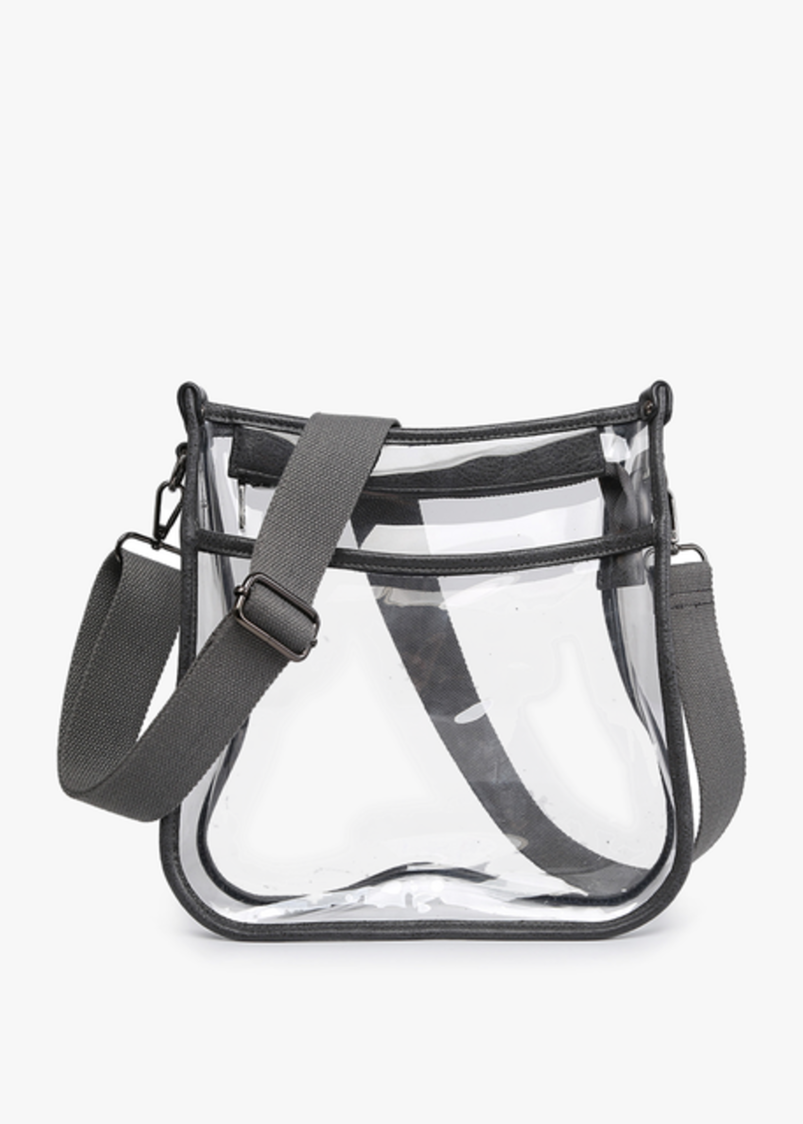 Game Day Clear Crossbody - Charcoal