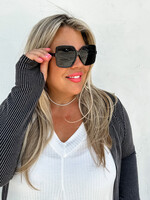 Diana Oversized Sunnies - Black