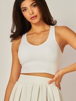 Serena Tank Top - White