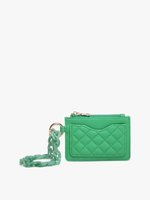 Rhodes Quilted Wallet - Green