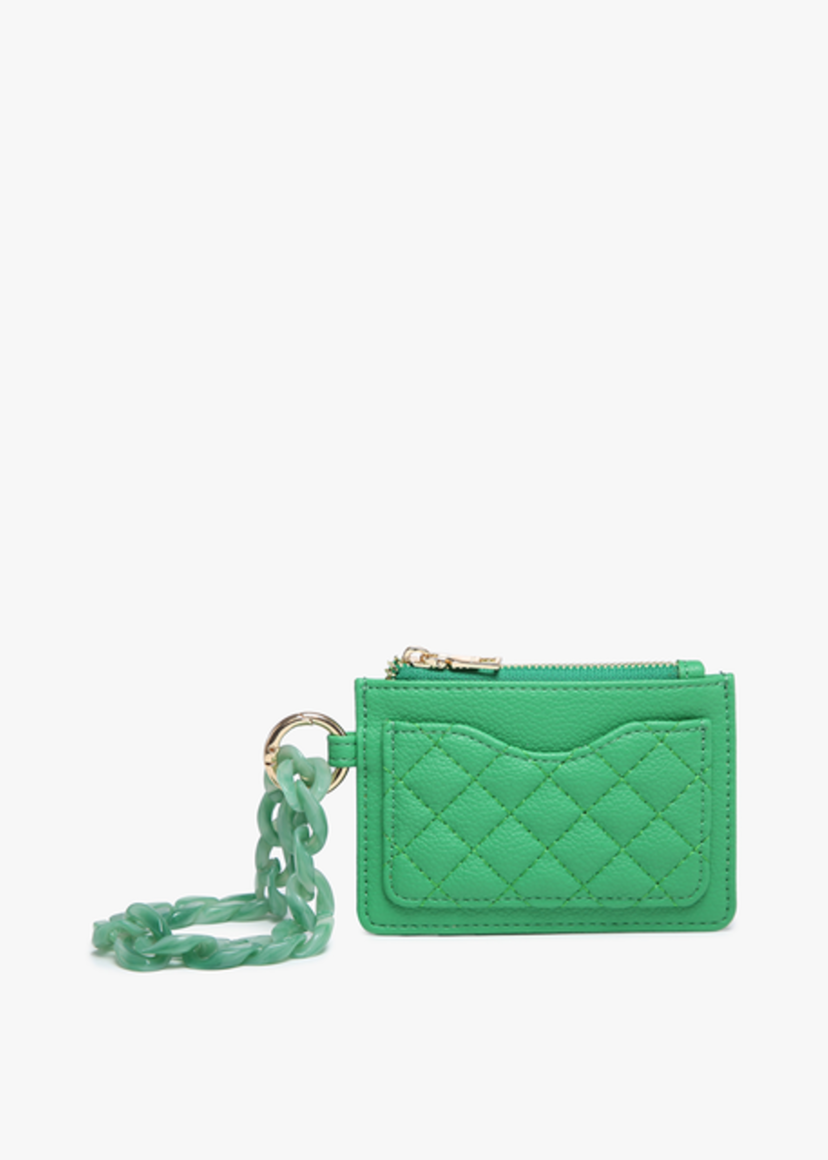 Rhodes Quilted Wallet - Green