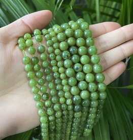 Canadian Jade Beads Polished 15" Strand 6mm 8mm