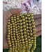 Lava Beads Gold Electroplated 15" Stand 6mm 8mm