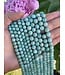 Blue Amazonite Beads Polished 15" Strand 6mm 8mm