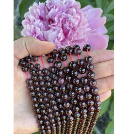 Garnet Beads Polished 15" Strand 4mm 6mm 8mm