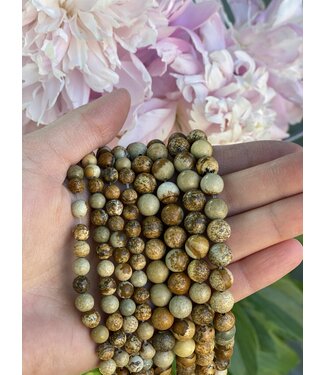 Picture Jasper Beads Polished 15" Strand 6mm 8mm 10mm