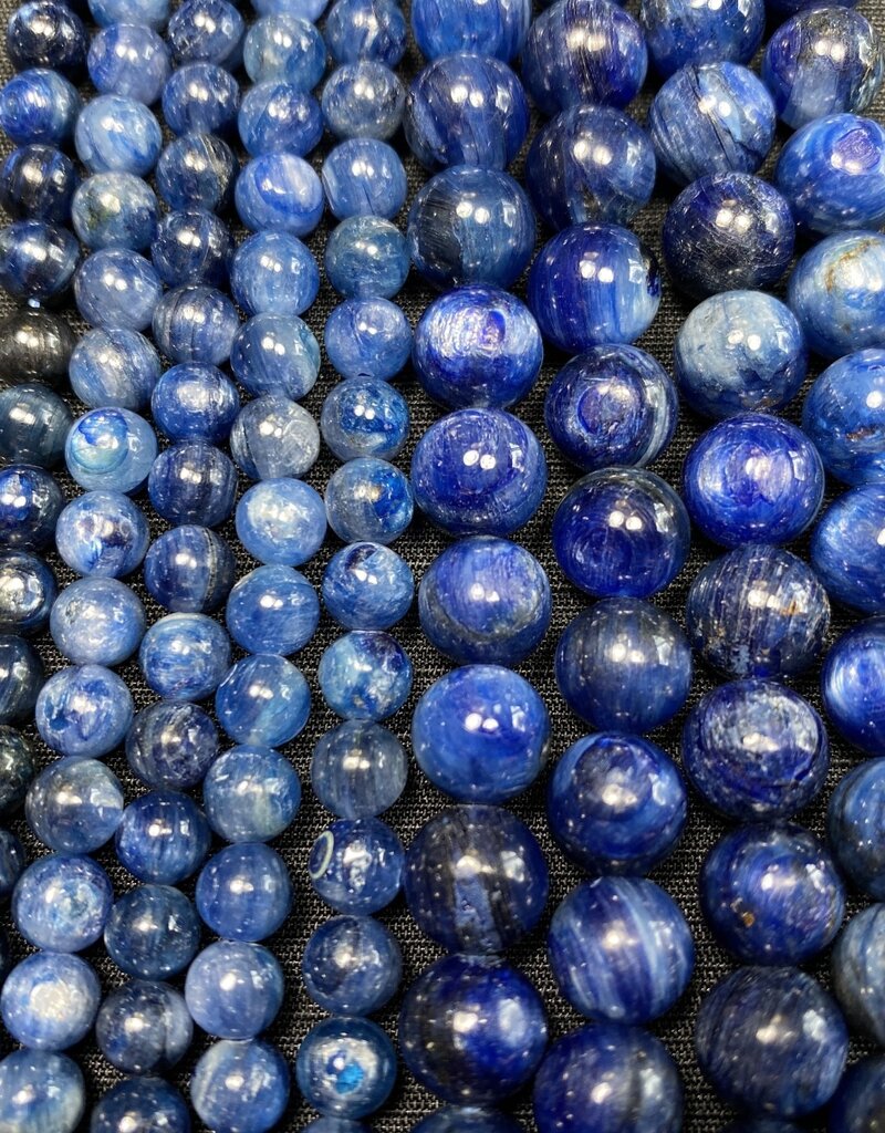 Kyanite Beads Polished 15" Strand 6mm 8mm