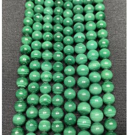 Malachite Beads Polished 15" Strand 4mm 6mm 8mm