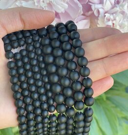 Onyx Beads Frosted/Matte 15" Strand 4mm 6mm 8mm 10mm