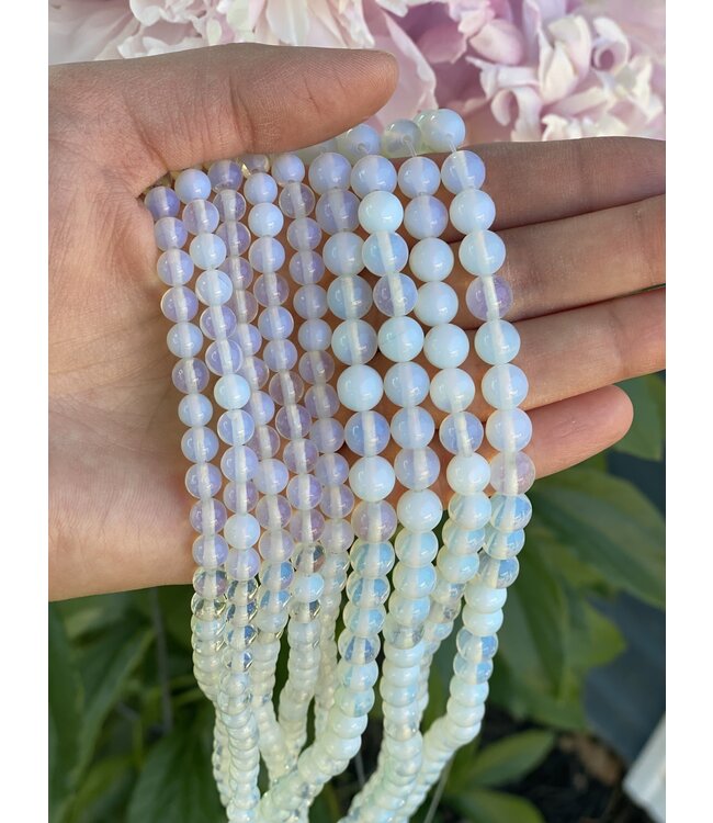Opalite Beads Polished 15" Strand 6mm 8mm
