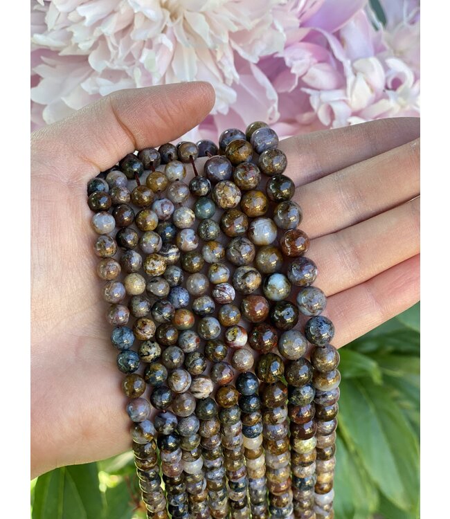 Pietersite Beads Polished 15" Strand 6mm 8mm