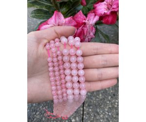 Shop the Bamboo Coral Beads 4mm Round Pink White 15 Inch