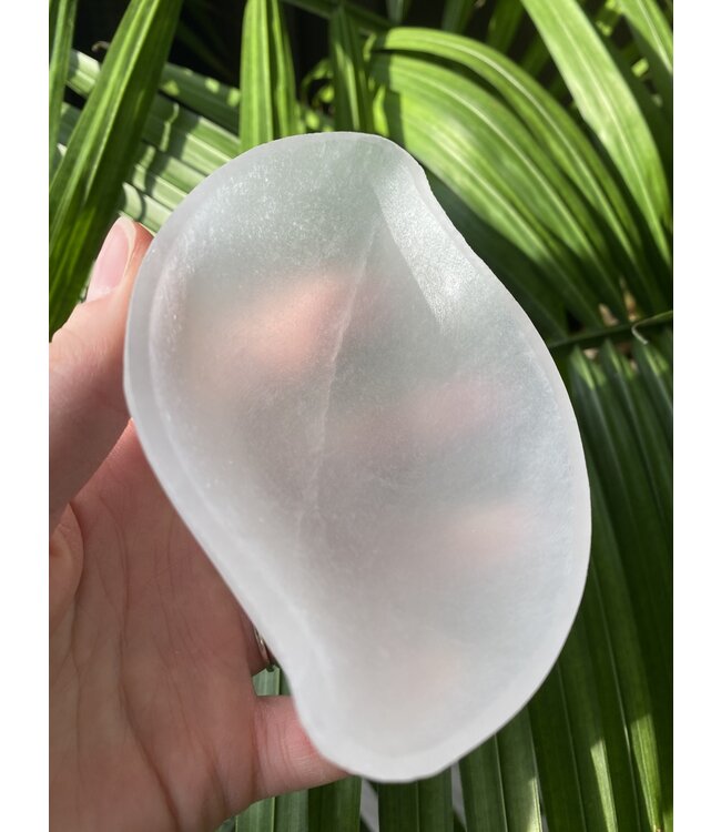 Selenite Ying Yang Bowl