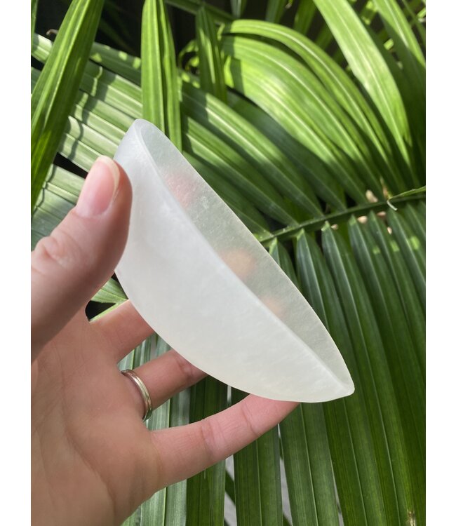 Selenite Ying Yang Bowl