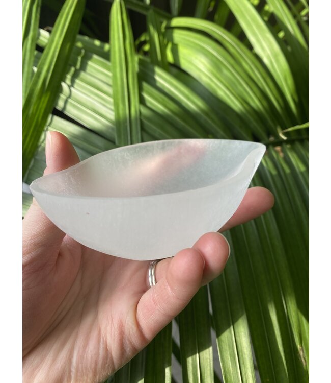 Selenite Ying Yang Bowl