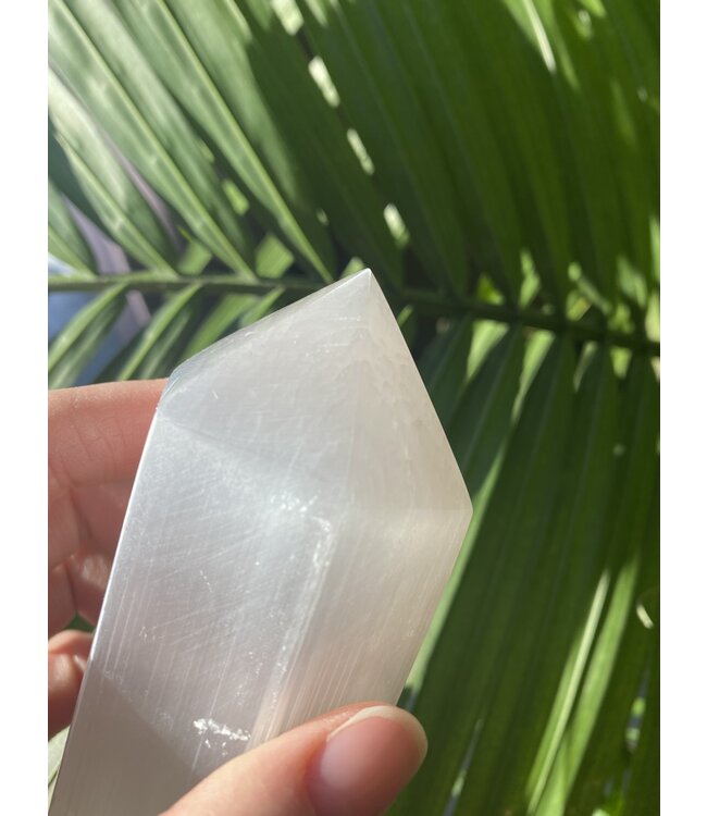 Selenite Point 6cm *disc.*