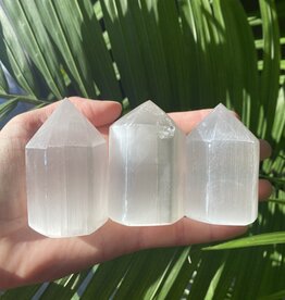 Selenite Point 6cm *disc.*