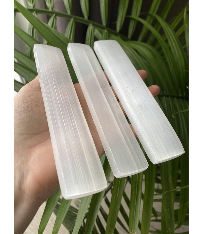 Selenite Slab, Charging Plate 15cm x 3cm