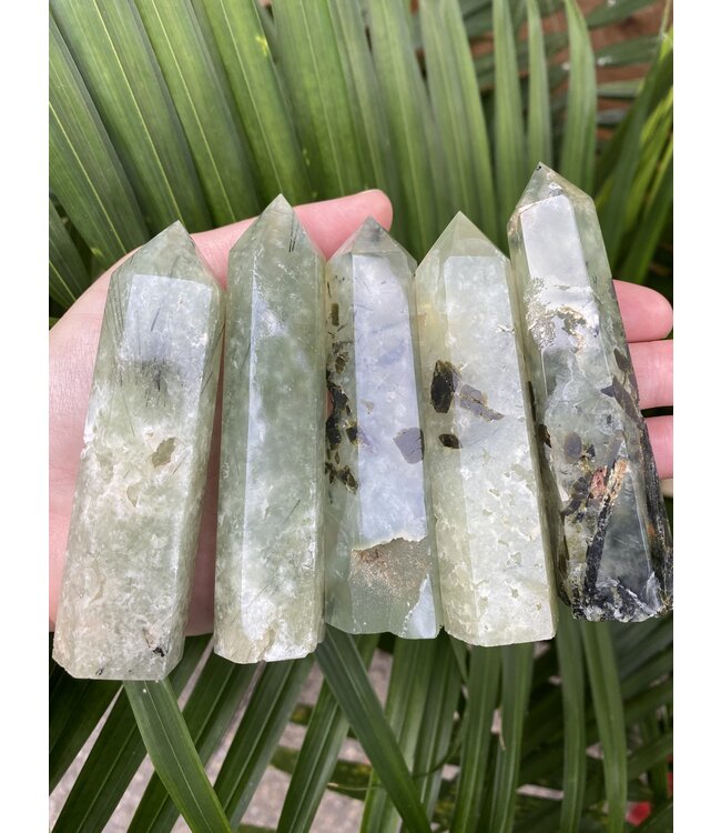 Prehnite Point, Size Large [75-99gr]