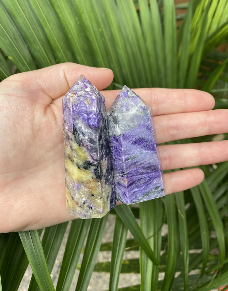 Charoite Point, Size Large [75-99gr]